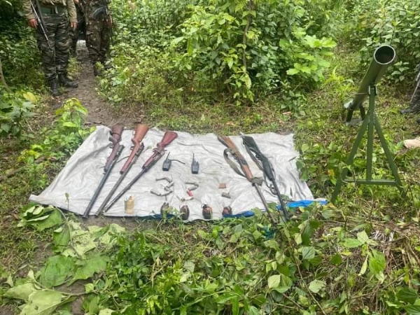 Huge catch of arms and ammunition seized in Manipur