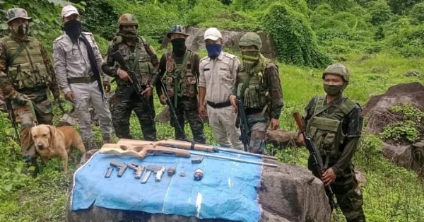 Huge catch of arms and ammunition seized in Manipur