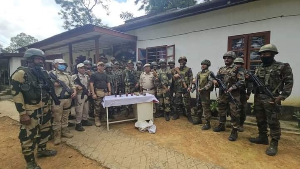 Huge catch of arms and ammunition seized in Manipur