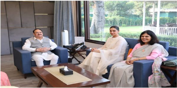 কেন্দ্ৰীয় চৰকাৰৰ মানসিক স্বাস্থ্য এম্বেছাদৰ হিচাপে নিযুক্ত অভিনেত্ৰী দীপিকা পাডুকন