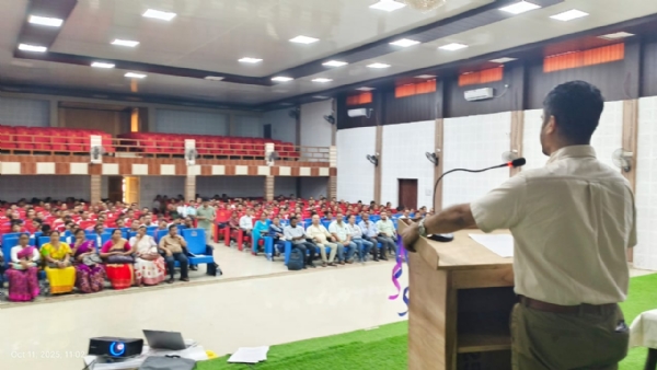 তামুলপুৰত মেগা স্বাস্থ্য শিবিৰ সন্দৰ্ভত জিলা পৰ্যায়ৰ কৰ্মশালা।