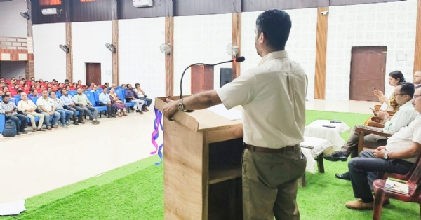 তামুলপুৰত মেগা স্বাস্থ্য শিবিৰ সন্দৰ্ভত জিলা পৰ্যায়ৰ কৰ্মশালা।