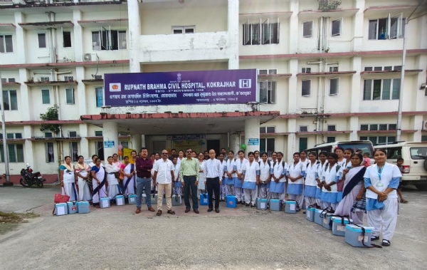 কোকৰাঝাৰত পোলিঅ’ উপ-ৰাষ্ট্ৰীয় টিকাকৰণ অভিযানৰ শুভাৰম্ভ ।