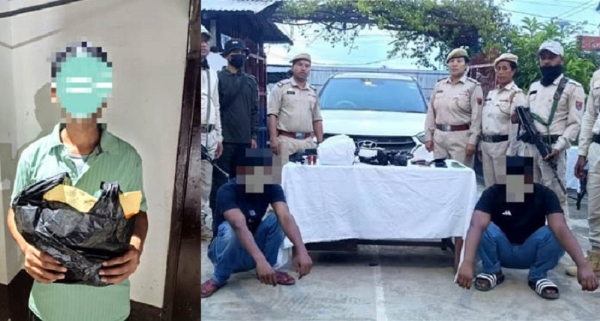मणिपुरः मादक पदार्थ के साथ गिरफ्तार तीन ड्रग्स तस्कर