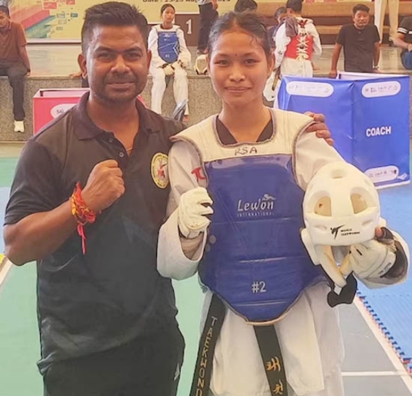 টাইকোৱাণ্ডো ৰাষ্ট্ৰীয় ইভেণ্টত অংশগ্ৰহণৰ বাবে নিৰ্বাচিত বৰমাৰ বৈহৈথী