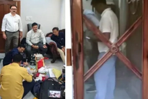 सेवानिवृत्त आबकारी अधिकारी के ठिकानों पर छापा