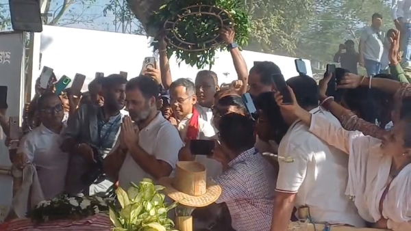 সোণাপুৰৰ জুবিন ক্ষেত্ৰত কংগ্ৰেছ সাংসদ ৰাহুল গান্ধী