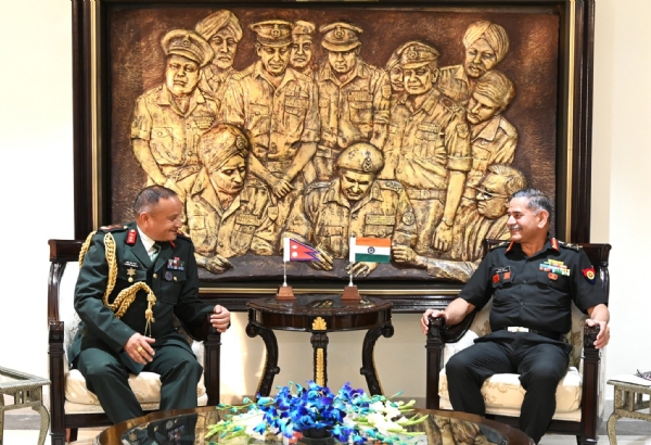 नेपाली सेना के उप प्रमुख ने की भारतीय सेना प्रमुख से मुलाकात
