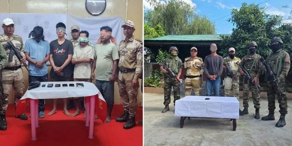 মণিপুৰত কেচিপিৰ চাৰিজন কেডাৰ আৰু সহযোগী গ্ৰেপ্তাৰ, গোলাবাৰুদ উদ্ধাৰ