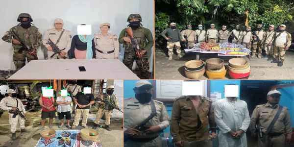 মণিপুৰ - ধন দাবীত জড়িত মহিলা কেচিপি (পিডব্লিউজি) কেডাৰ গ্ৰেপ্তাৰ