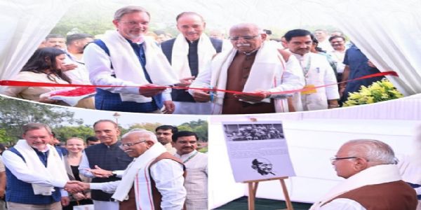 মনোহৰ লালে গান্ধী জয়ন্তীৰ ওপৰত ৰাছিয়াৰ দূতাবাসৰ প্ৰদৰ্শনী উদ্বোধন কৰে