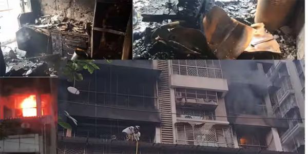 নৱী মুম্বাইত সংঘটিত দুটা পৃথক অগ্নিকাণ্ডত ৬ জন নিহত, ১৩ জন আহত