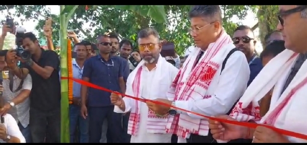 জাঁজী ৰাষ্ট্ৰীয় ঘাইপথৰ পৰা জাঁজী মুখলৈকে জাঁজী নৈ মথাউৰি (বাও অংশ) পথৰ পকীকৰণৰ জাঁজী ৰাষ্ট্ৰীয় ঘাইপথৰ পৰা জাঁজী মুখলৈকে জাঁজী নৈ মথাউৰি (বাও অংশ) পথৰ পকীকৰণৰ