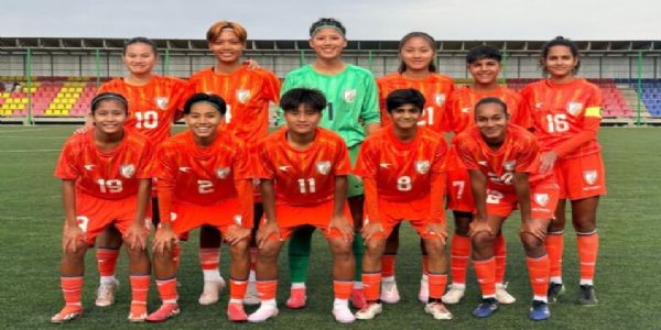 ভাৰতৰ ২০ বছৰ অনুৰ্ধ মহিলা ফুটবল দলৰ কাজাখস্তানৰ সৈতে ১-১ গ’লত ড্ৰ’