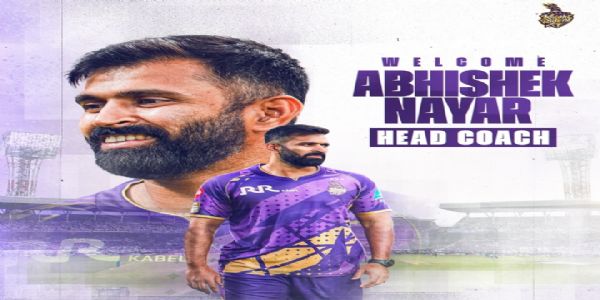 অভিষেক নায়াৰ কলকাতা নাইট ৰাইডাৰ্ছৰ নতুন মুখ্য প্ৰশিক্ষক হিচাপে নিযুক্ত