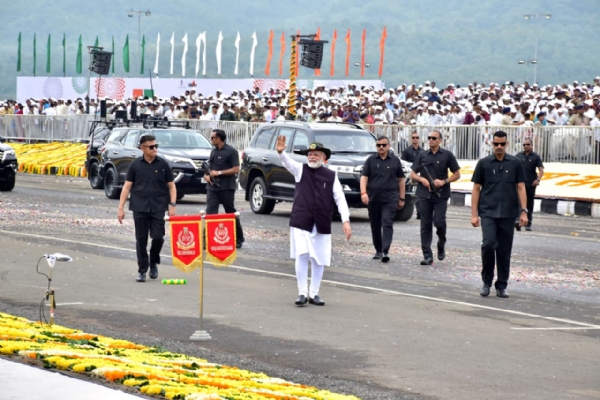 એકતાનગર ખાતે રાષ્ટ્રીય એકતા દિવસની શાનદાર ઉજવણી એકતાનગર ખાતે રાષ્ટ્રીય એકતા દિવસની શાનદાર ઉજવણી