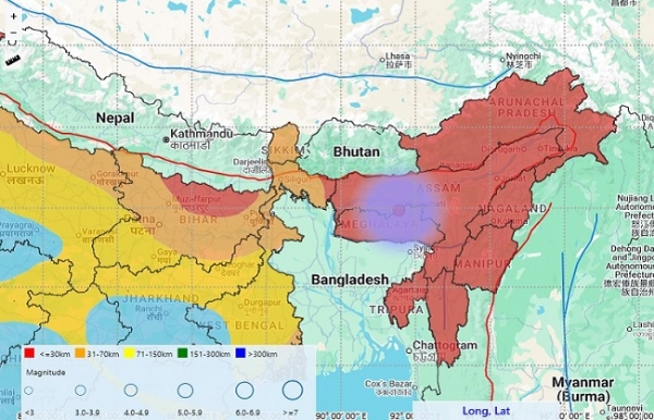 অসমত ভূমিকম্পৰ জোকাৰণি