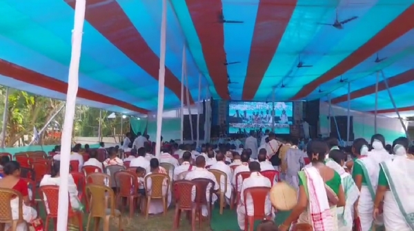 আজি দেওবাৰৰ পৰা নগাঁৱৰ কঢ়ালীগাঁৱ স্থিত অসম শংকৰ মিচনত দুদিনীয়া কাৰ্যসূচীৰে অনুষ্ঠিত হৈছে মহাপুৰুষ শ্ৰীমন্ত শঙ্কৰদেৱ গুৰুজনাৰ ৫৭৭সংখ্যক আবিৰ্ভাৱ মহোৎসৱ।