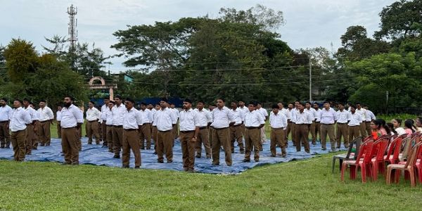 ৰাষ্ট্ৰীয় স্বয়ংসেৱক সংঘৰ পূৰ্ণ শতবৰ্ষৰ অনুষ্ঠানত লক্ষাধিক লোকৰ অংশগ্ৰহণ