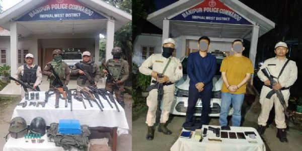 মণিপুৰঃ ৬ উগ্ৰপন্থীক গ্ৰেপ্তাৰ, অস্ত্ৰ-শস্ত্ৰৰ কেচ উদ্ধাৰ