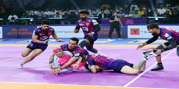 পিকেএল-১২ঃ জয়পুৰ পিংক পেন্থাৰ্ছক ২৯-২৬ গ’লত পৰাস্ত কৰি ডাবাং দিল্লীৰ একেৰাহে চতুৰ্থটো জয়