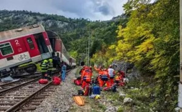 Train Collision in Slovakia