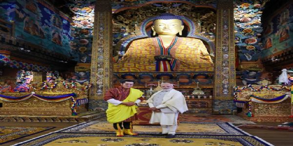 গোলকীয় শান্তি প্ৰাৰ্থনা মহোৎসৱৰ মাজতে আজি প্ৰধানমন্ত্ৰী মোডীৰ ভূটান ভ্ৰমণৰ সামৰণি