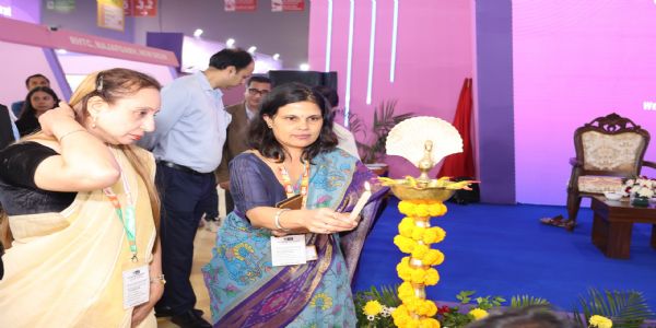 স্বস্থ ভাৰত, শ্ৰেষ্ঠ ভাৰত শীৰ্ষক আন্তৰ্জাতিক বাণিজ্য মেলাত কেন্দ্ৰীয় স্বাস্থ্য মন্ত্ৰালয়ৰ মণ্ডপ উদ্বোধন