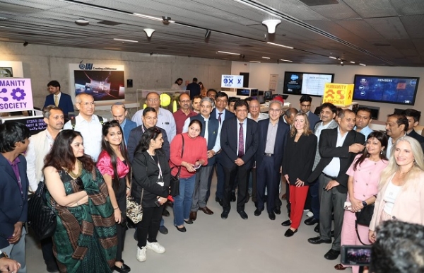 इजराइल में एक कार्यक्रम को संबोधित करते पीयूष गोयल