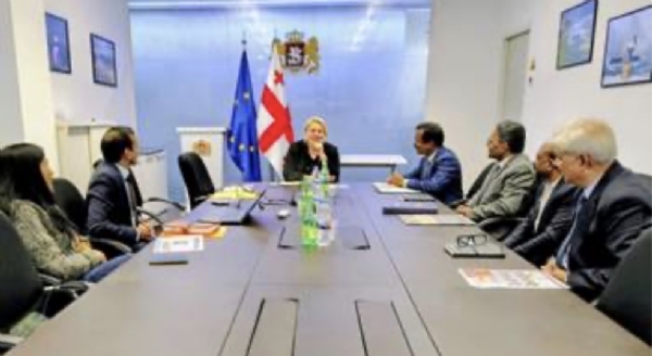 जॉर्जिया दौरे में भारत का प्रतिनिधिमंडल