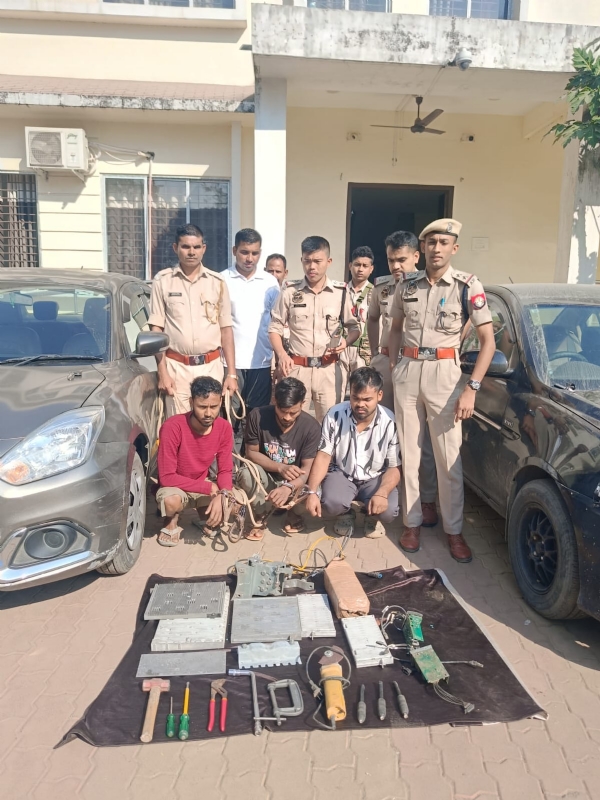 সোণাপুৰ আৰক্ষীৰ চুৰি চক্ৰৰ বিৰুদ্ধে বৃহৎ অভিযান।