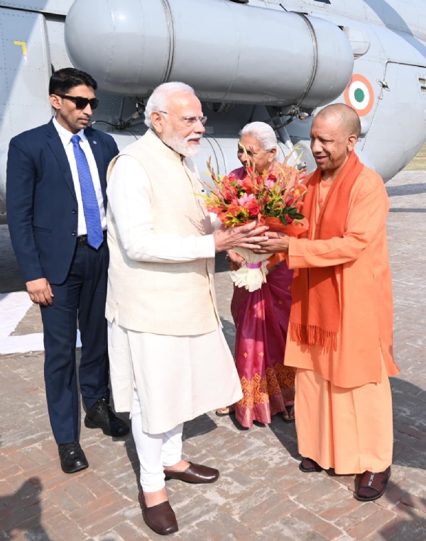 प्रधानमंत्री का स्वागत