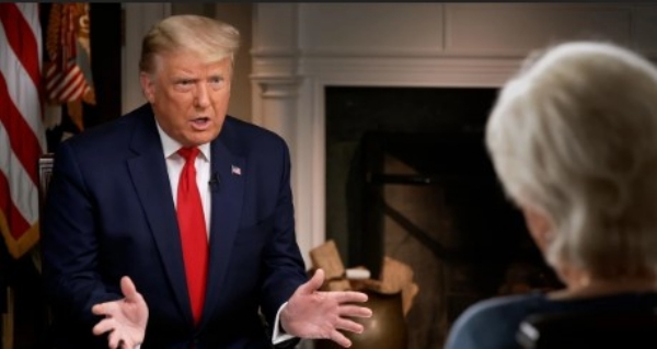 US President Donald Trump in CBS Interview 60 Minutes US President Donald Trump in CBS Interview 60 Minutes