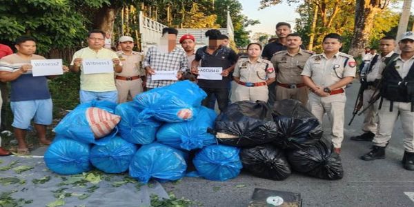 আৰক্ষীয়ে জব্দ কৰিলে ৩০৯ কেজি গাঞ্জা, মুখ্যমন্ত্ৰীৰ প্ৰশংসা