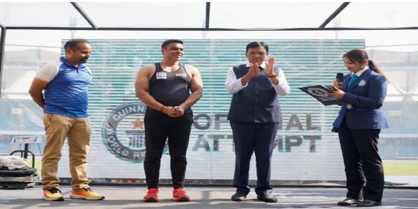 ভাৰতৰ পুছ আপ মেন ৰোহতাশ চৌধুৰীৰ ৮৪৭টা পুছ আপ কৰি বিশ্ব অভিলেখ