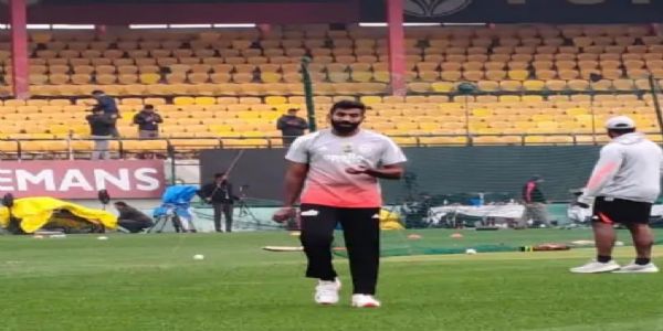 টি-২০ মেচঃ খেলপথাৰত আৰু নেটত টিম ইণ্ডিয়াৰ জোৰদাৰ অনুশীলন