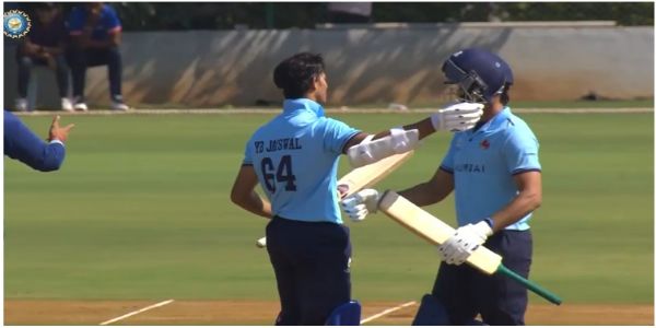 চৈয়দ মুস্তাক আলী ট্ৰফীঃ মুম্বাইৰ হাৰিয়ানাক ৪ উইকেটত পৰাস্ত, যশস্বীৰ শতক অৰ্জন