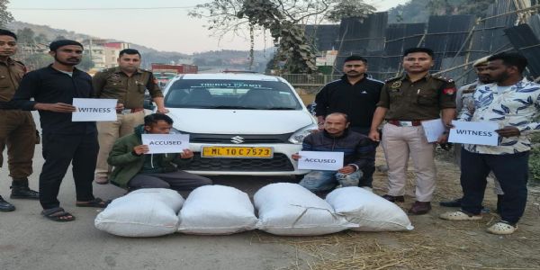 যোৰাবাটত বশিষ্ঠ আৰক্ষীৰ গাঞ্জাবিৰোধী অভিযান