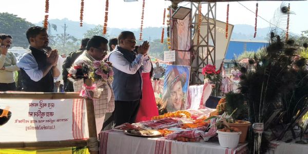 জুবিনক্ষেত্ৰত শ্ৰদ্ধাঞ্জলী কংগ্ৰেছৰ এক সজাতি দলৰ