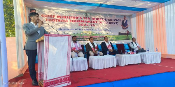 তামুলপুৰত চাহ জনগোষ্ঠী আৰু আদিবাসী জিলাভিত্তিক ফুটবল টুৰ্নামেণ্ট সম্পন্ন