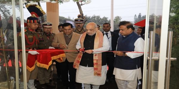 কেন্দ্ৰীয় গৃহমন্ত্ৰী অমিত শ্বাহে মুকলি কৰিলে গুৱাহাটী আৰক্ষী আয়ুক্তৰ নতুন কাৰ্যালয়