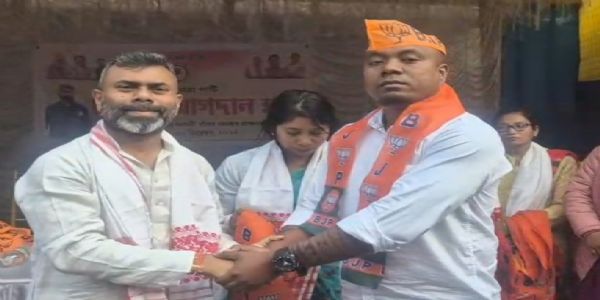 বিজেপিৰ এক বৃহৎ যোগদান কাৰ্যসূচী