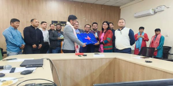 তামুলপুৰৰ জিলা আয়ুক্ত পংকজ চক্ৰৱৰ্তীৰ আনুষ্ঠানিক বিদায়