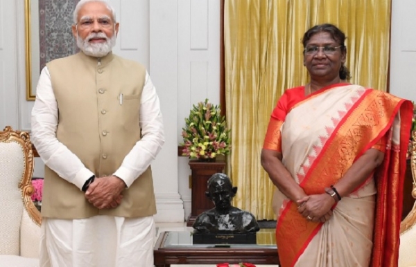 राष्ट्रपति द्रौपदी मुर्मु और प्रधानमंत्री नरेन्द्र मोदी (फाइल फोटो)। राष्ट्रपति द्रौपदी मुर्मु और प्रधानमंत्री नरेन्द्र मोदी (फाइल फोटो)।