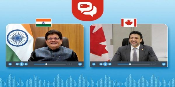 ভাৰত আৰু কানাডাৰ বাণিজ্য চুক্তিৰ খচৰাৰ ওপৰত চৰ্চা