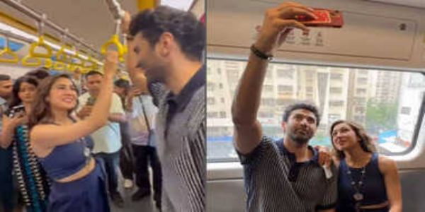‘মেট্ৰ’ ইন ডিনো’ৰ প্ৰচাৰৰ বাবে আদিত্য ৰায় কাপুৰৰ সৈতে ছাৰা আলী খানৰ মুম্বাই মেট্ৰ’ত ভ্ৰমণ