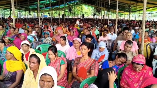 বিজনীৰ উলুবাৰীত বিটিআৰৰ চৰকাৰৰ হিতাধিকাৰী সন্মিলনত মুখ্য কাৰ্যবাহী সদস্য প্ৰমোদ বড়ো