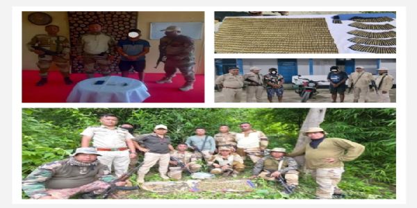 মণিপুৰত প্ৰিপাক কেডাৰ গ্ৰেপ্তাৰ, উদ্ধাৰ বৃহৎ পৰিমাণৰ গুলী বাৰুদ