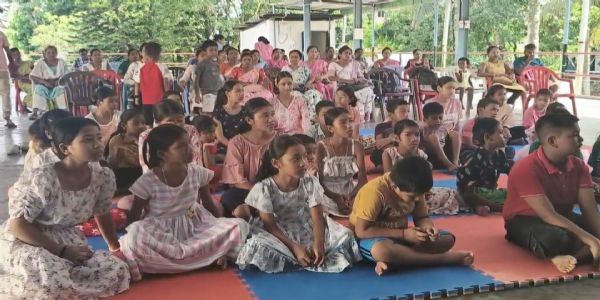 নৱ অসম নিৰ্মাণ ফাউণ্ডেশ্যন আৰু এ অ চি লেবাৰ ইউনিয়নৰ উদ্যোগত আবৃত্তি, শিশু নাট কৰ্মশালা