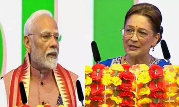 মোডী–ত্ৰিনিদাদ এণ্ড ট’বেগোৰ প্ৰধানমন্ত্ৰী কমলা প্ৰসাদ বিছেছৰ